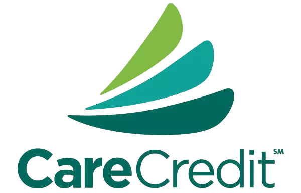 Logo vector of CareCredit displayed in green and white letters, representing a financing option for medical services.